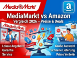 MediaMarkt vs Amazon: Vergleich 2026 – Preise & Deals